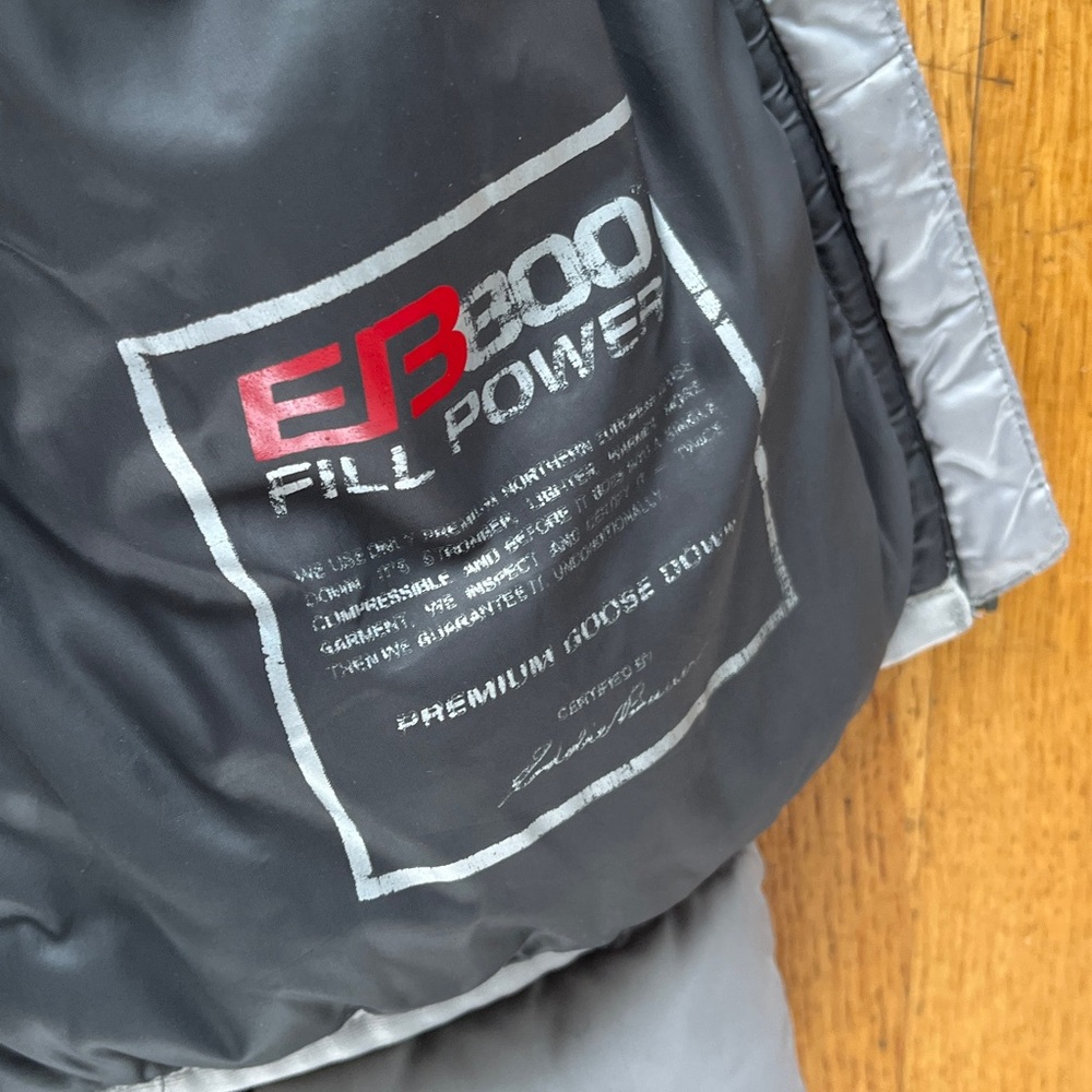 Stylish Gray Down Puffer Jacket First Accent - image 3